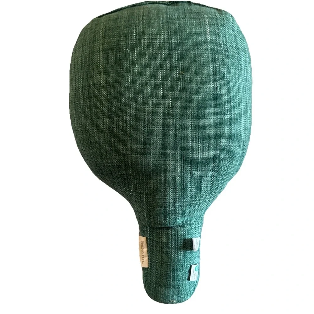 Pickleball Paddle Racket Shaped Decorative Plush Throw‎ Pillow from World Market